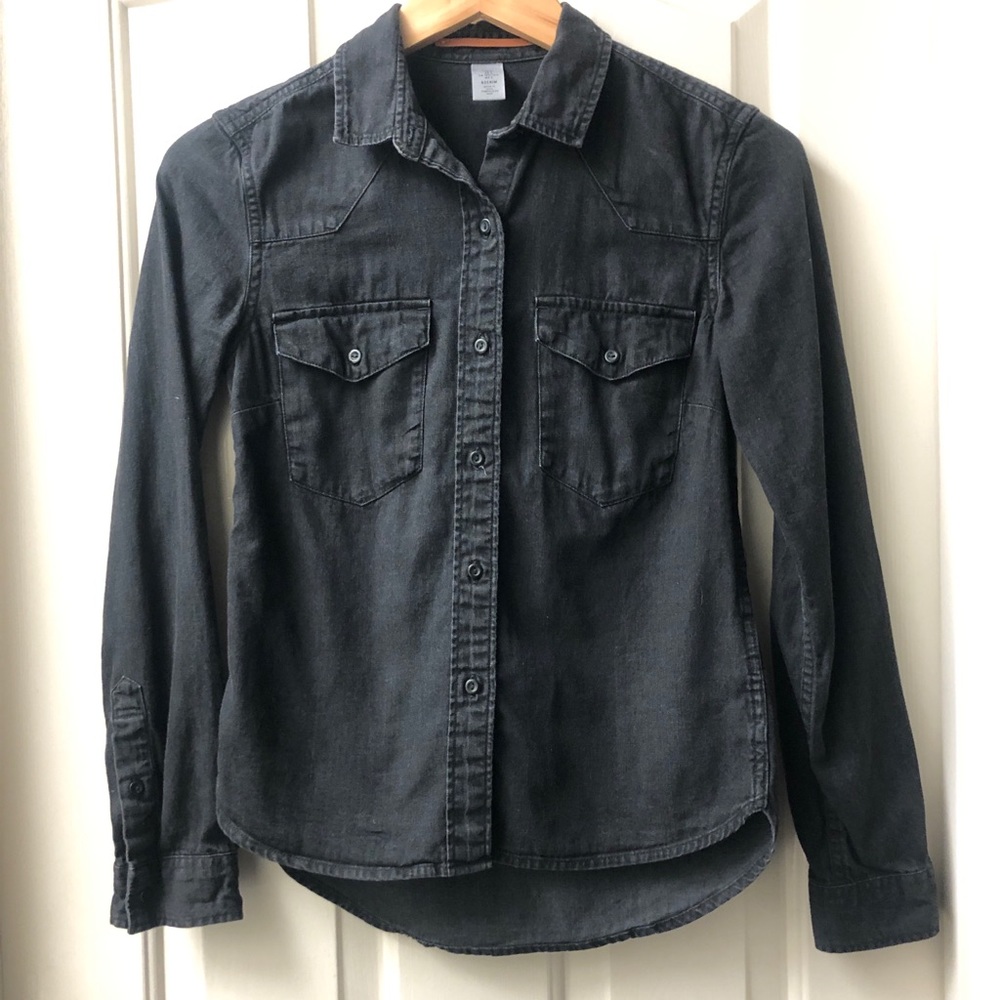 H&M Western Denim Button Down